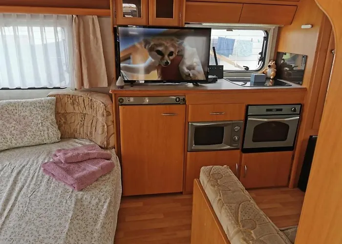 Camping Sea Caravan On The