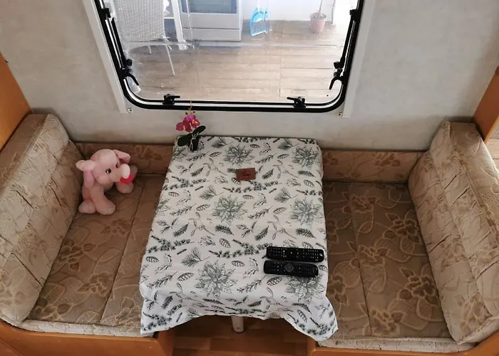 Sea Caravan On The Camping *