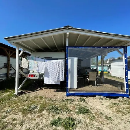 Sea Caravan On The Campingplatz *