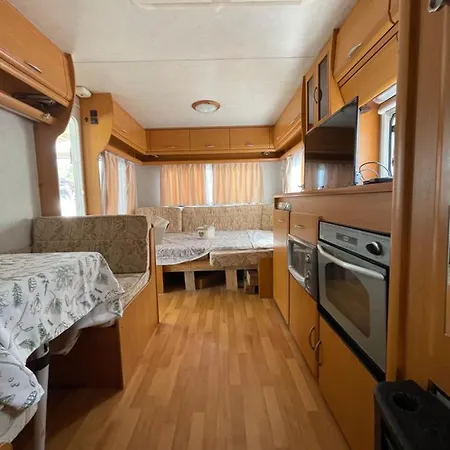 Sea Caravan On The Campsite