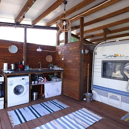 Campingplatz Sea Caravan On The *